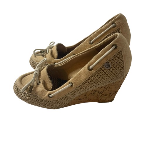 The Sak Size 6.5 Newport Katie Tan Summer Wedge
